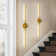 LED Dimmbale Flush Mounted Sconces, Battery Operated Wall Sconces With Remote