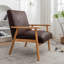 25.38'' Wide Wood Frame Armchair-799658108