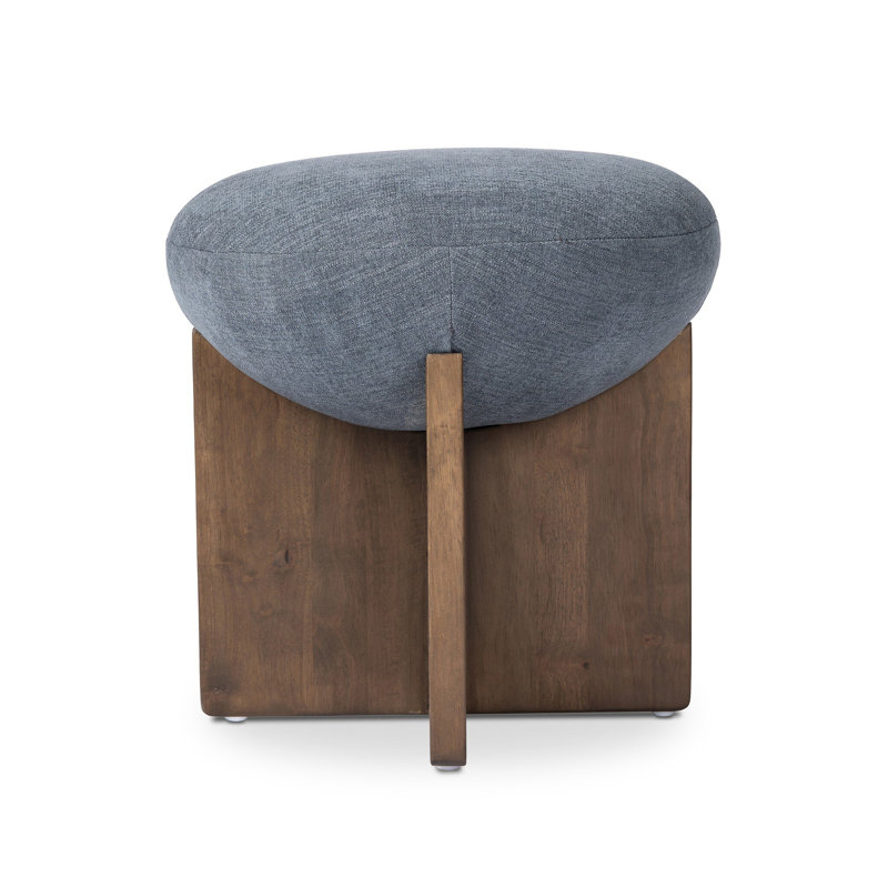 Dax Ottoman, Laughlin Denim, Vintage Parawood