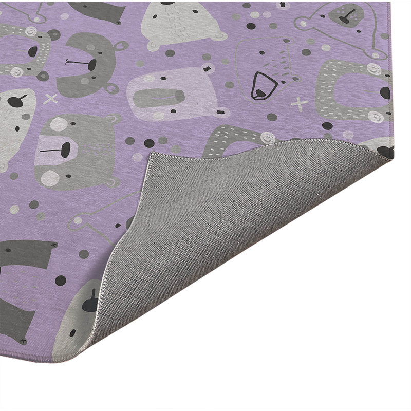 Tapis de jeu Bear Face, Rectangle 2 pi x 3 pi