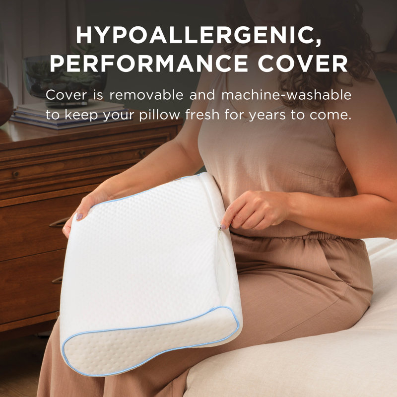 TEMPUR-Neck™ + Cooling Extra Firm Pillow, High Profile, 2 Pack