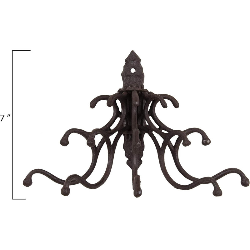 Antique cast iron wall hook