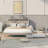 Carraway Metal Platform Bed with Trundle and Power Outlets Headboard-1587484743-1587484741