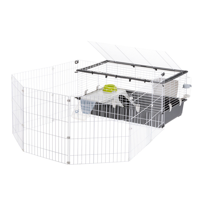 Weather Resistant Rabbit Cage, 56cm H x 177.5cm W x 95cm D