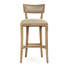 Embla Upholstered Stool with Solid Wood Frame-73347614