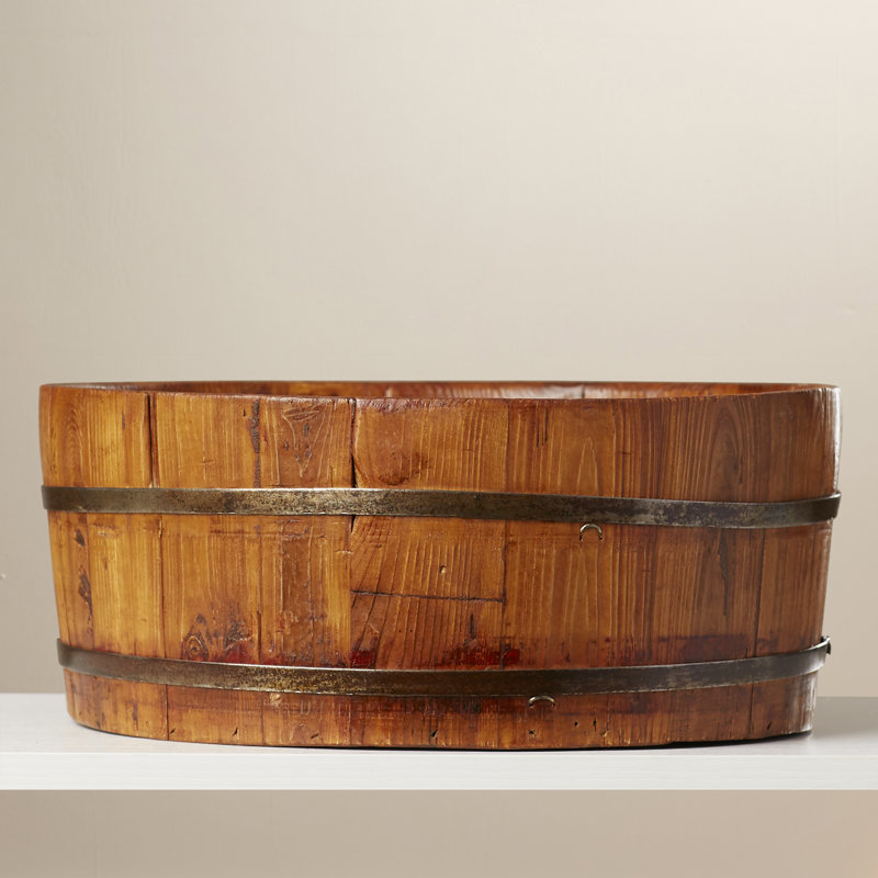 Seau de bois, Naturel