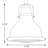 Fresnel 1 - Light LED Single Pendant-15115389