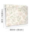 Papier peint Paradis Blush Bouquet Toss-1254984622