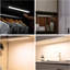VST 3-Pack LED Under Cabinet Lights, 4000K Hand-Wave Dimmable Light Bars, Linkable, Silver