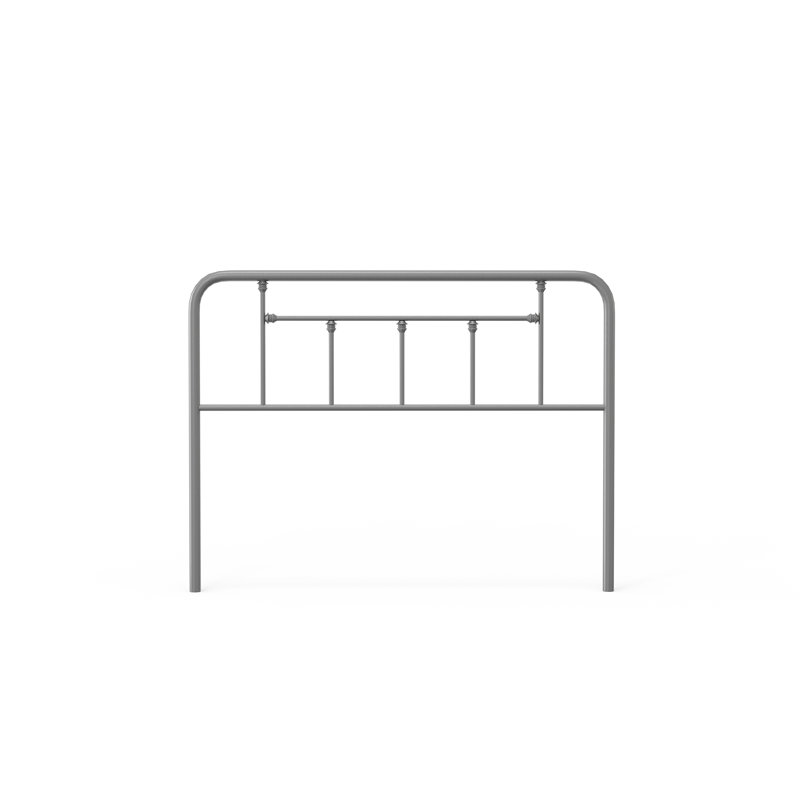 Baywin Steel Metal Slat Headboard, Queen, Gray