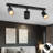 17.7" 3 -Light Fixed Track Track Kit,Adjustable Head
