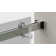 60'' W x 76'' H Double Sliding Frameless Shower Door with 5/16"(8mm) Clear Tempered Glass