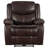 Niculai Upholstered Power Recliner Chair Dark Brown-636499524
