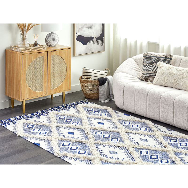 Koppel Moroccan Hand Woven Area Rug, Rectangle 140 x 200cm