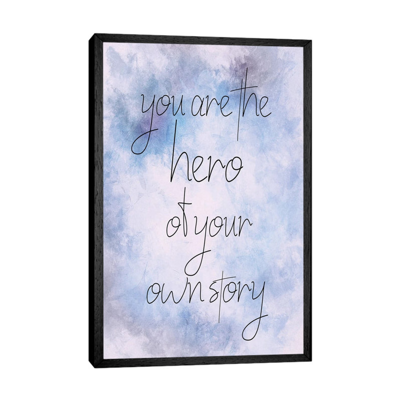 The Hero by Kimberly Allen - Print on Canvas, 66.04cm H x 45.72cm W x 3.81cm D, Black Framed