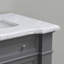 Meuble-lavabo double 72 po avec plateau en marbre Rea de Rea-1426791161