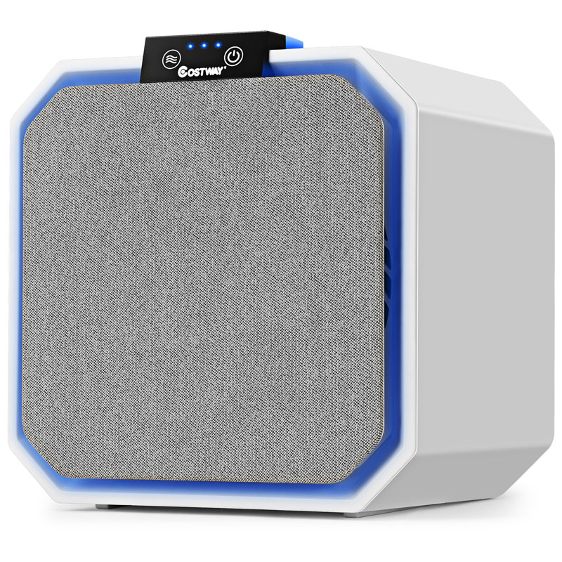 Costway Tabletop Air Purifier with HEPA Type Filter for 162 Cubic Feet