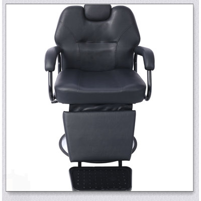 Fauteuil de coiffeur hydraulique robuste avec siège inclinable supplémentaire pour plus de confort et de durabilité dans les salons de coiffure et les salons de coiffure