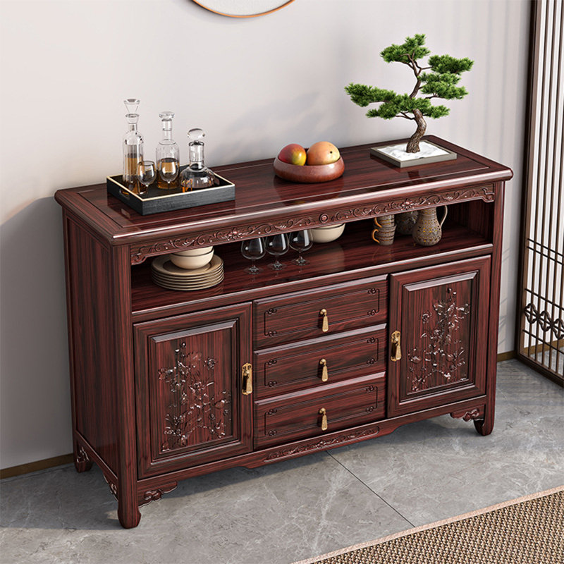 New Chinese Style Carved Display Case