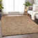 Premium Machine Washable Prisco Terracotta Rug