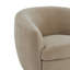 Fauteuil demi-tonneau pivotant rembourré Marcy-101378026