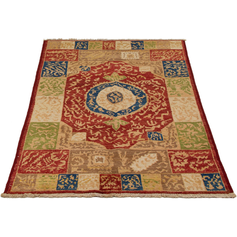 Tapis en laine 10 pi x 7 pi 10 po one-of-kind à la main-noué la 2010 shalimar crème Céline
