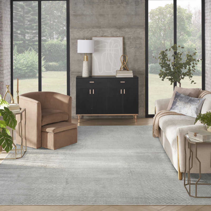 Lafever 7'10" x 9'10" Grey Vintage Indoor Rug, Rectangle 7'10'' x 9'10''