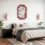 Miroir mural décoratif géométrique 39 "avec finition néon Freelon