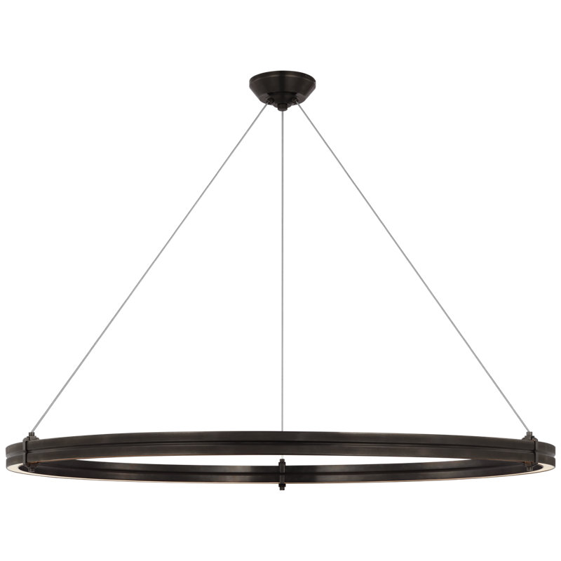 Paxton 6 - Light LED Chandelier, 3.25" H x 48" W x 48" D