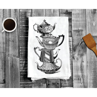 Tea Pot Cotton Tea Towels