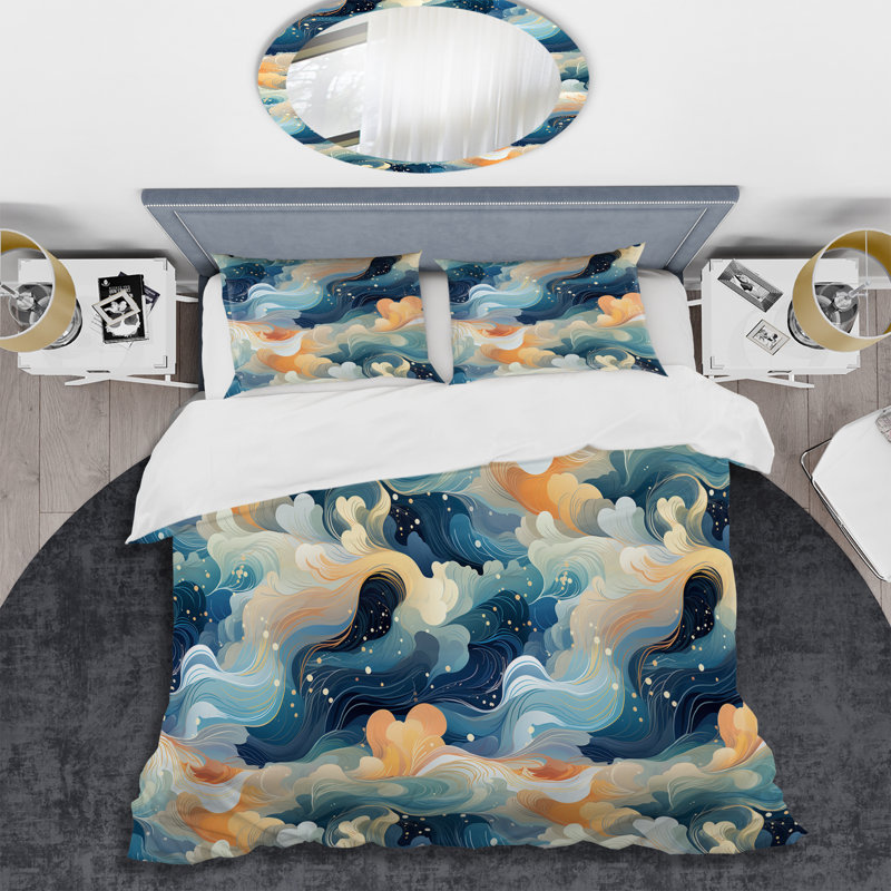 Literie Dreamy, Housse de couette pour très grand lit et 2 très