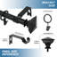 Tringle à rideaux simple ajustable Plemmons-303120788-303120789