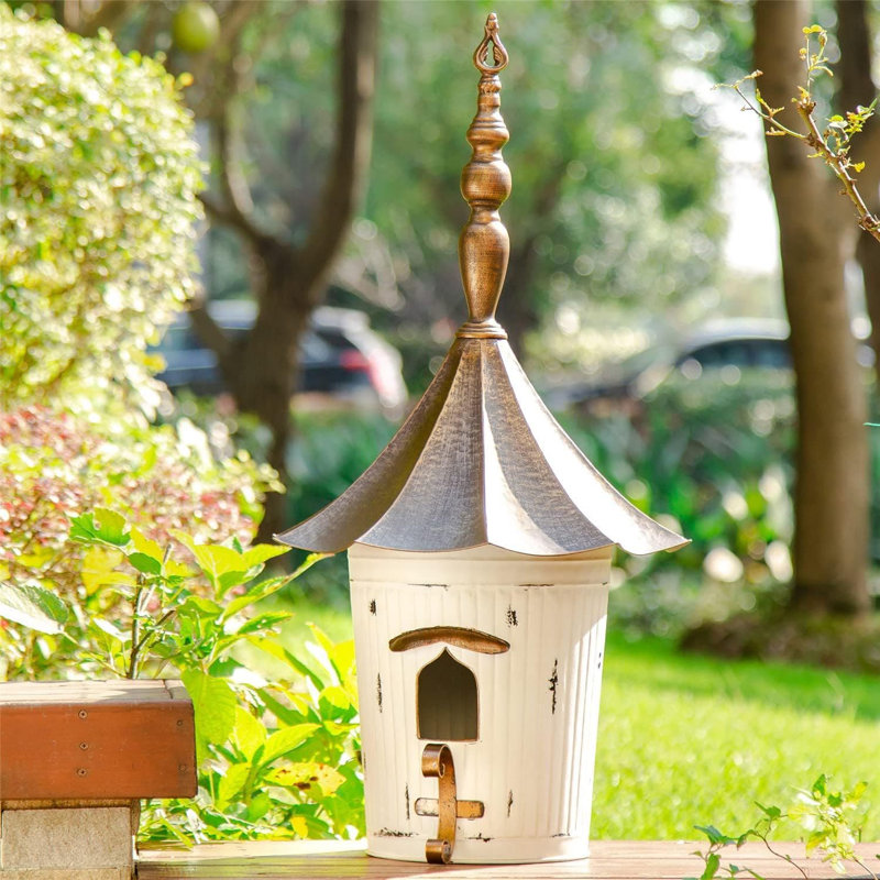 Kliebert 29.75'' H x 15.25'' W x 15.25'' D Freestanding Fade Resistant Birdhouse