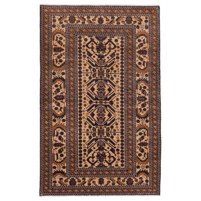 Teimani Beige Rug 3'11" x 6'5"