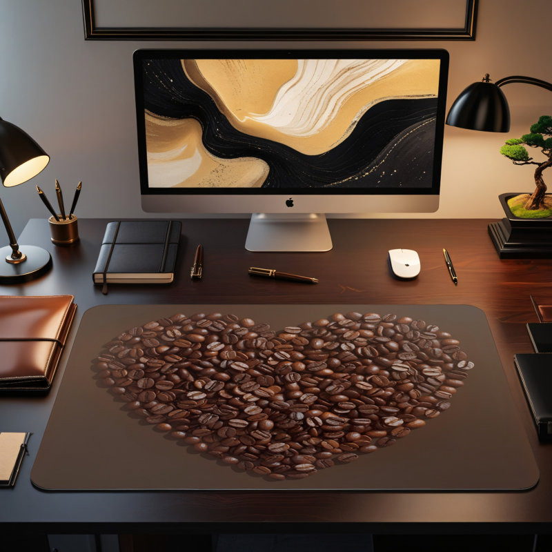 Polyester Desk Pad, 31.5x15.5