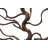 Handmade Traditional Plants & Flowers Wall Decor on Solid Wood
