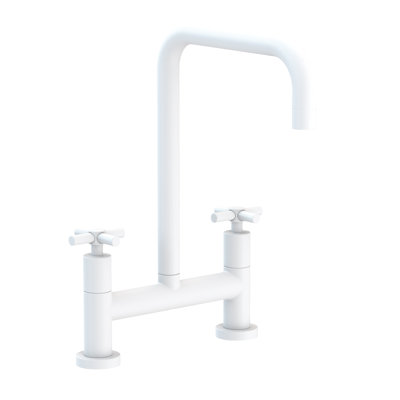 East Square Kitchen Bridge Faucet