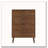Independent Shoe Cabinet, 23.62-Inch Walnut Shoe Storage Cabinet,, Fence Shoe Cabinet With 2 Flip Drawers