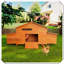 Grand nichoir en bois pour poulailler-1165526871