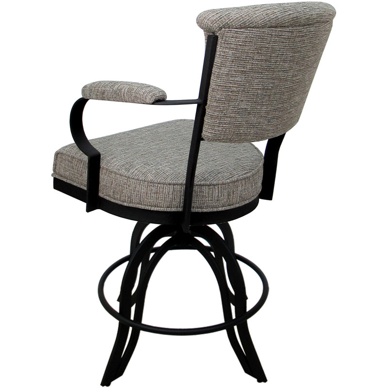 Tabouret de bar Vickky, Noir