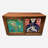 Oriental Solid Wood Hand-Painted Ceramic Shoe Bench