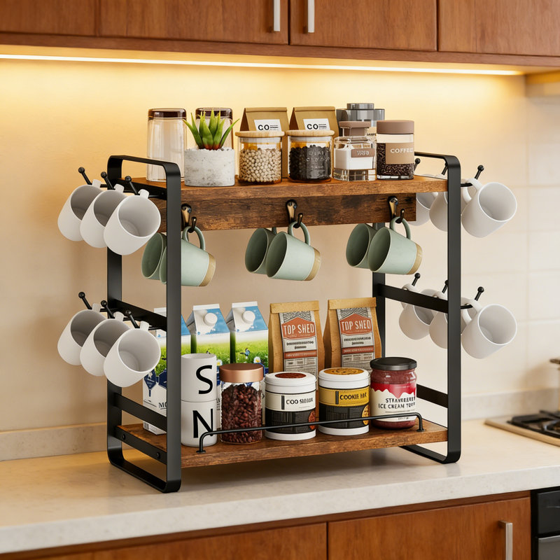 Wood Mug Tree