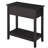 End Table, Narrow Side Table With Flip Top, Storage Cabinet, Bottom Shelf