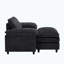 Fauteuil surdimensionné avec repose-pieds Chenille-301070760
