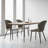 Lutzmann Upholstered Contemporary Accent Dining 6 Chairs with Pu Leather and Metal Legs.-414859902