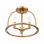 3-Light Semi Flush Mount