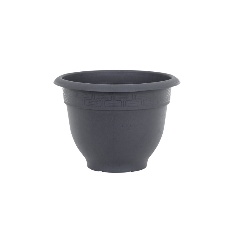 Wham Bell Pot Round Planter Slate, 20cm H x 28cm W x 28cm D