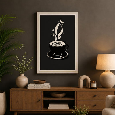 Flame Ascending Minimalist - Wrapped Canvas