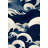 Waves Wallpaper Ocean Abstract Wall Mural-1756801460