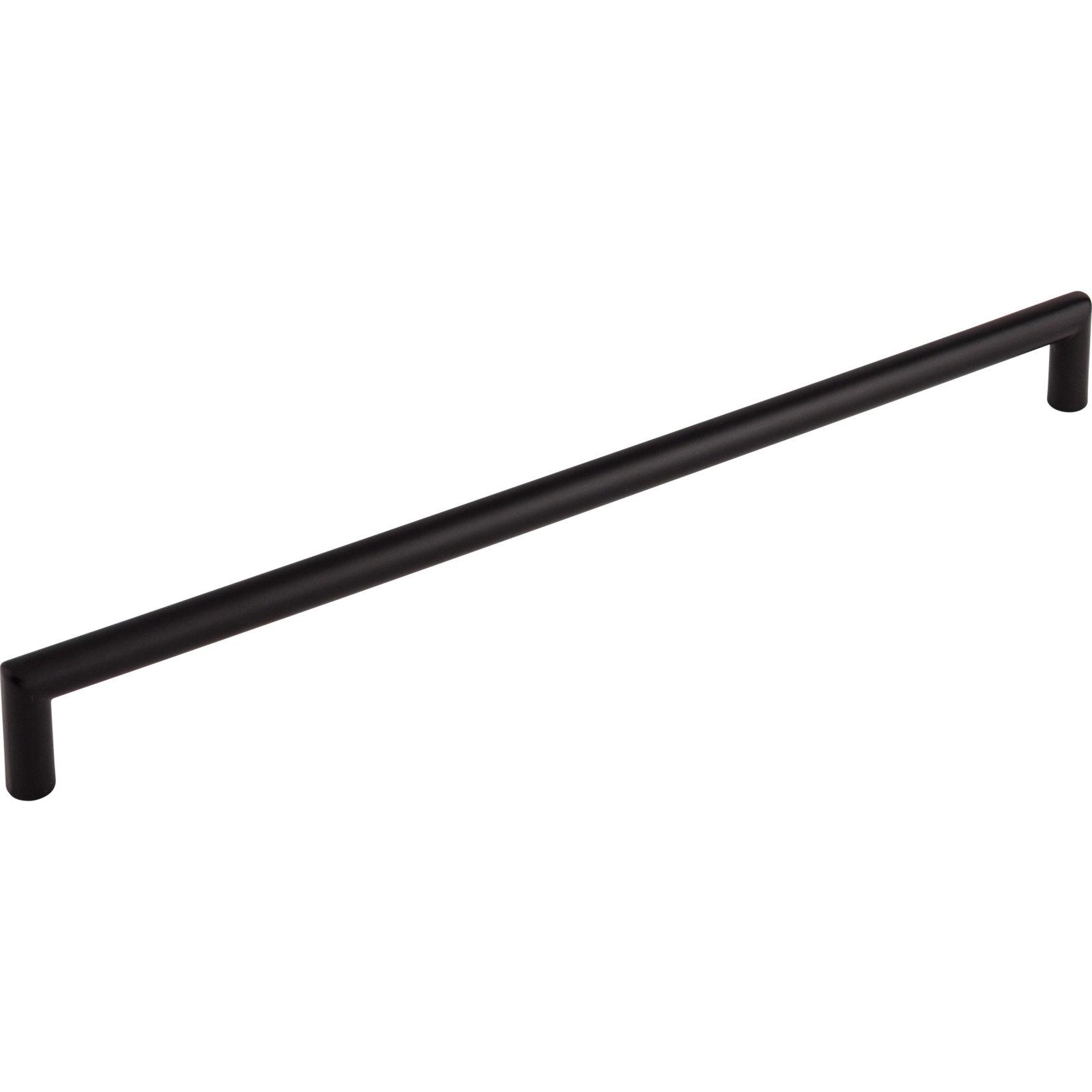 Kinney Bar Pull, Flat Black, 12" Center to Center